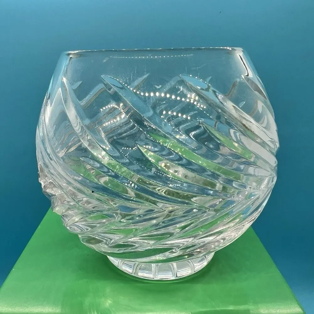 Vintage Crystal Votive Candle Holder 3